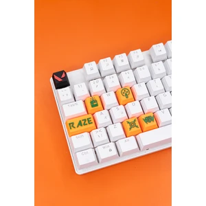 Valorant Raze Keycaps, Q-E-X-C Mekanik Klavye Tuşu