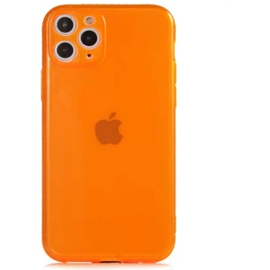 Vardar Aksesuar Apple iPhone 11 Pro Uyumlu Mun Silikon-Turuncu