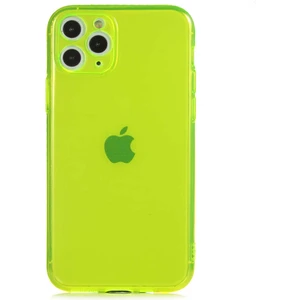 Vardar Aksesuar Apple iPhone 11 Pro Uyumlu Mun Silikon-Sarı