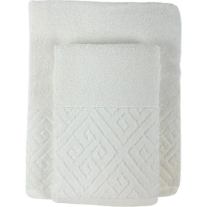 Banyo Duş Havlu Seti %100 Pamuk 90X150 cm ve 50X90 cm Vücut ve Baş Kafa Havlusu 2 Parça Desenli