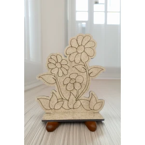 Bir Lazer Papatya Çiçeği Boyama Aktivite Sanat Okul Öncesi Anaokulu Kreş Etkinlik 13X12 cm 10 Adet
