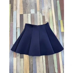 Düz Renkli  Dalgıç Kumaş Etek