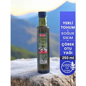 Arzu Hanım Doğal Organik Soğuk Sıkım Çörek Otu Çörekotu Yağı 250 ml