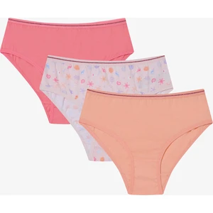 Kız Çocuk Shelly Çok Renkli 3’lü Slip Külot