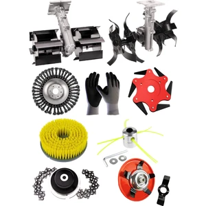 Benzinli Tırpan Çift Çapalama Aparatı 26 mm 9 Diş + 7’li Bahçivan Seti