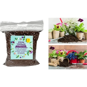 Tunç Botanik Çiçek Toprağı 5 Lt - 7'li Özel Karışım(Akıllı Gübre Katkılı)
