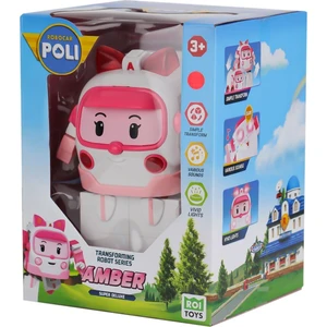 Polı MRT-687 Robocar Poli Büyük Transforming Robot Amber Sesli ve Işıklı