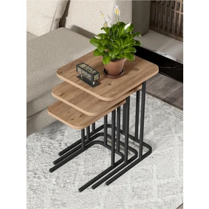 Zigon Sehpa Zino 3'lü Koltuk Yan Sehpa