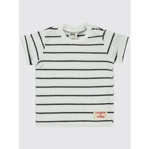 Civil Baby Erkek Bebek Tişört 6-18 Ay Ekru