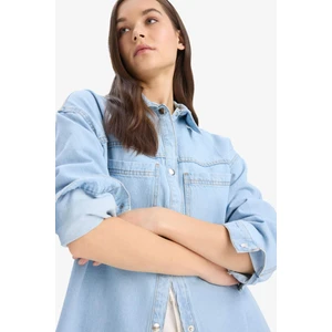 Cepli Çıtçıtlı Gömek Jean Ceket E0952AX25SP