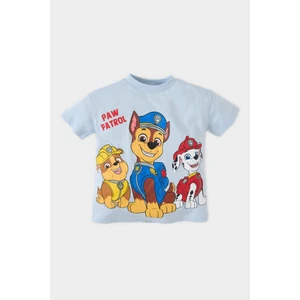 Erkek Bebek Paw Patrol Bisiklet Yaka Kısa Kollu Tişört E7171A525SM
