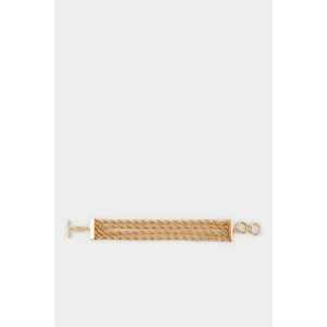 Kadın Kalın Gold Zincir Bileklik E4524AXNS