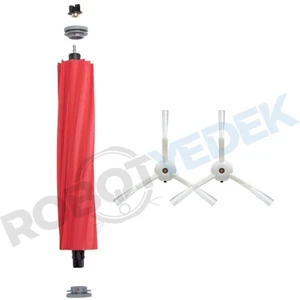 Roborock Q Revo Maxv / Pro / S Uyumlu Ana Fırça ve Beyaz Yan Fırça-3 Parça