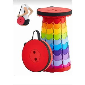 Tabure 45CM Kademeli Kamp Barbekü Balık Tutma Bahçe Piknik Taşınabilir Katlanır Tabure Teleskopik 