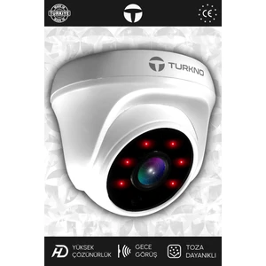 1 Domia Kamera Dome İç Mekan Full HD Gece Görüşlü Irled Kameralı AHD Güvenlik Kamerası