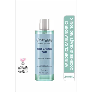 Everyday Beauty Yüz Toniği 200 ml Glikolik Asitli Arındırıcı Ferahlatıcı Tüm Cilt Tiplerine Uygun