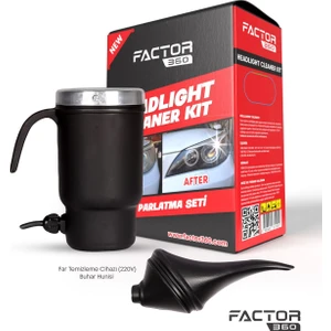 Factor 360 Far Temizleme ve Parlatma Cihazı (Headlıght Cleanıng Devıce)