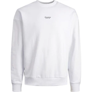 Jack & Jones Blakam Brandıng Erkek Bisiklet Yaka Sweatshirt-Beyaz 12213688 2xl - Beyaz
