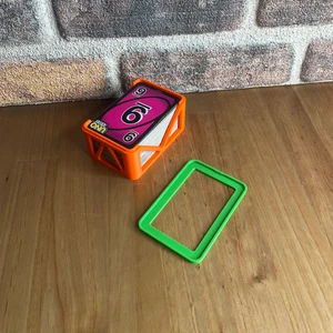 Uno Oyun Kartı Kutusu - Dayanıklı ve Şık Minimal Tasarım - Uno Oyun Kartları Için - 3D Baskı Yüksek Kalite Pla