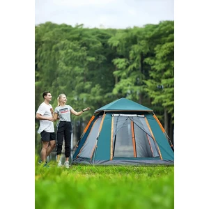 Yek Outdoor 4 Kişilik Tam Otomatik Tenteli Kamp Çadırı 240X240X160