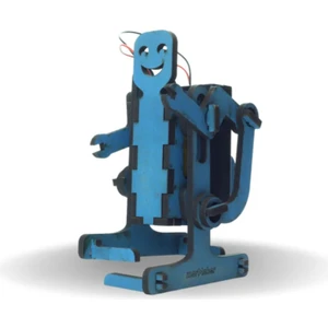 Yürüyen Robot Dc Motorlu Ahşap Oyuncak Stem-A Eğitim Seti