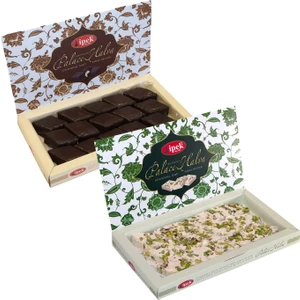 İpek Pişmaniye Saray Helvası A.fıstıklı 250 gr + Çik. Kaplamalı 350 gr