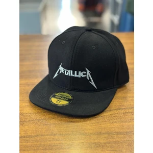 Metallica Nakışlı Siyah Renk Hip Hop Snapback Rapper Basket Cap Şapka