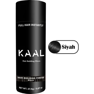 KAAL 27,5 gr Siyah ( Black ) Saç Fiberi Saç Tozu Keratin