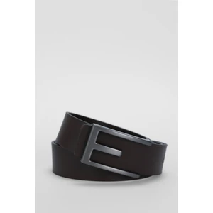 Mark Erkek Deri Kemer Siyah