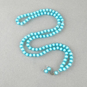 Monomer 99LUK Küre Kesim 9mm Namaz Tesbihi  Turkuaz