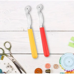 Ozn Aksesuar Plastik Saplı Terzi Çizgi Ruleti, Dikiş Için Rulet