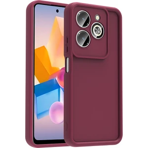 M.tk moveteck Infinix Hot 40 Pro Uyumlu Kılıf Yumuşak Renkli Lansman Silikon Kamera Korumalı Çıkıntılı Yüksek Kenarlı