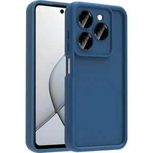 M.tk moveteck Tecno Spark 20 Pro 5g Uyumlu Kılıf Yumuşak Renkli Lansman Silikon Kamera Korumalı Çıkıntılı Yüksek Kenarlı