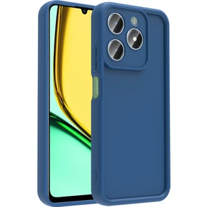 M.tk moveteck Realme C61 Uyumlu Kılıf Yumuşak Renkli Lansman Silikon Kamera Korumalı Çıkıntılı Yüksek Kenarlı
