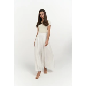 Mombasa Pile Detay Ekru Etek