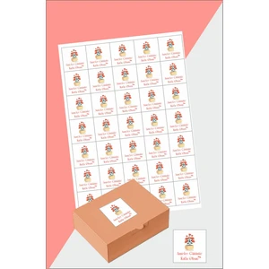 Anneler Günü Sticker 4cm 70 Adet Etiket