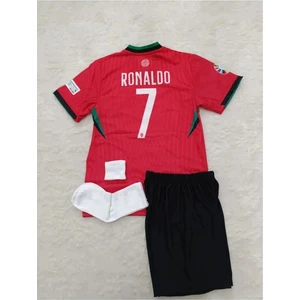 Kırmızı Renk Prtkz. C.Ronaldo Efsana Futbolcu Çocuk Forması