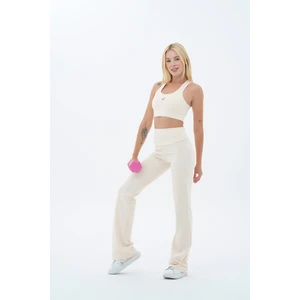 George Phoenix Aero Motion - Bej Yüksek Bel Push-Up Toparlayıcı Ispanyol Paça Tayt