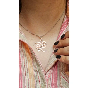 TabiTela 925 Ayar gümüş kolye yıldız SM775