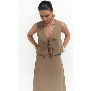 Mai Collection Orsha Bej Yelek Etek Takım