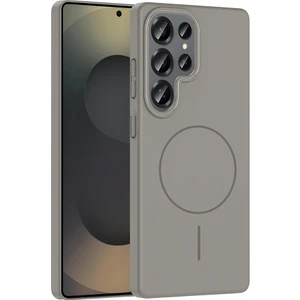 Galaxy S25 Ultra Kılıf Magsafe Şarj Özellikli Redclick Ruby Silikon Kapak