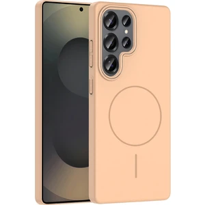 Galaxy S25 Ultra Kılıf Magsafe Şarj Özellikli Redclick Ruby Silikon Kapak