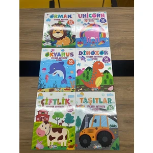 Sticker Aktivite Seti 6 Kitap