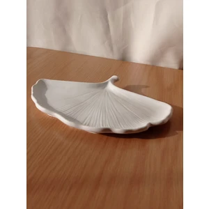 Gingko Yaprak Beton Sunumluk Aksesuar Evdekoru