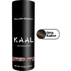 KAAL 27,5 gr Orta Kahve ( Medium Brown ) Saç Fiberi Saç Tozu Keratin