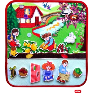 ( Ilkbahar ) Keçe Cırtlı Aktivite Sayfası