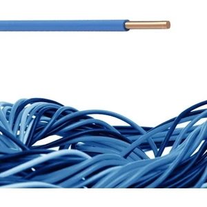 1.5 mm Nya Tek Damar %100 Bakır Kablo Mavi Renk 4 Metre