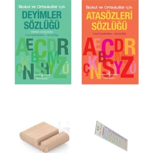 Ilkokul ve Ortaokullar Için Atasözleri ve Deyimler Sözlüğü / 2 Kitap + Tablet Standı