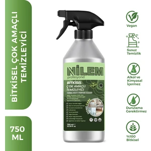 Profesyonel Bitkisel Çok Amaçlı Temizleyici Vegan Leke Çıkarıcı - Yağ Çözücü 750 ml