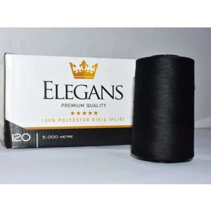 Siyah Polyester Iplik 120N